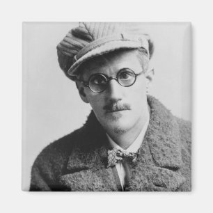Íman Vintage James Joyce Retrato