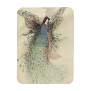 Íman Vintage Japonês Fairy Tale, The Moon Maiden