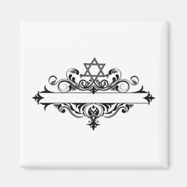 Íman Vintage Jewish Header (Frente)
