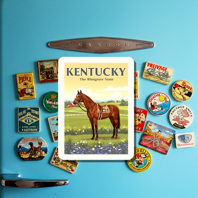 Íman Vintage Kentucky (Criador carregado)