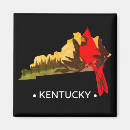 Íman Vintage Kentucky State Magnet