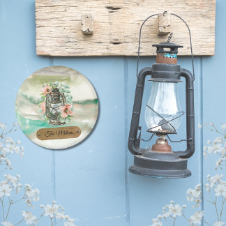 Íman Vintage Kerosene Lantern Rustic Cottage Style