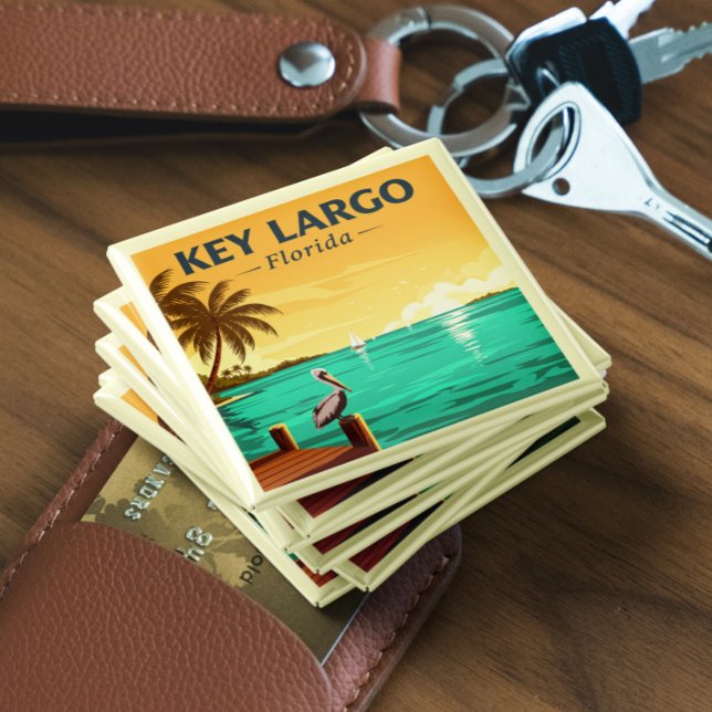 Íman Vintage Key Largo Florida (Criador carregado)