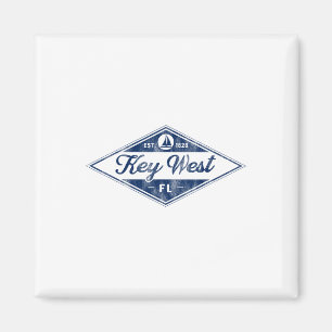 Íman Vintage Key West Florida Keys Estabeleceu 1828 Bea