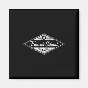 Íman Vintage Kiawah Island Est 1993 South Carolina Sc B