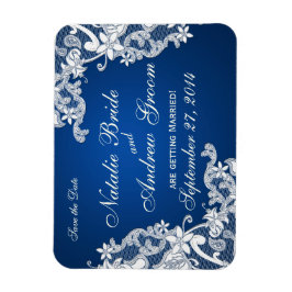 Íman Vintage Lace Design Salve a Data