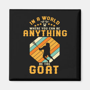 Íman Vintage Lacrosse Retro Lax Rat Gift Lacrosse Playe
