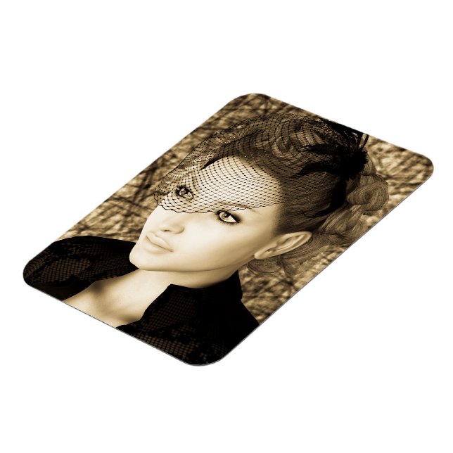 Íman Vintage Lady (Left Side)