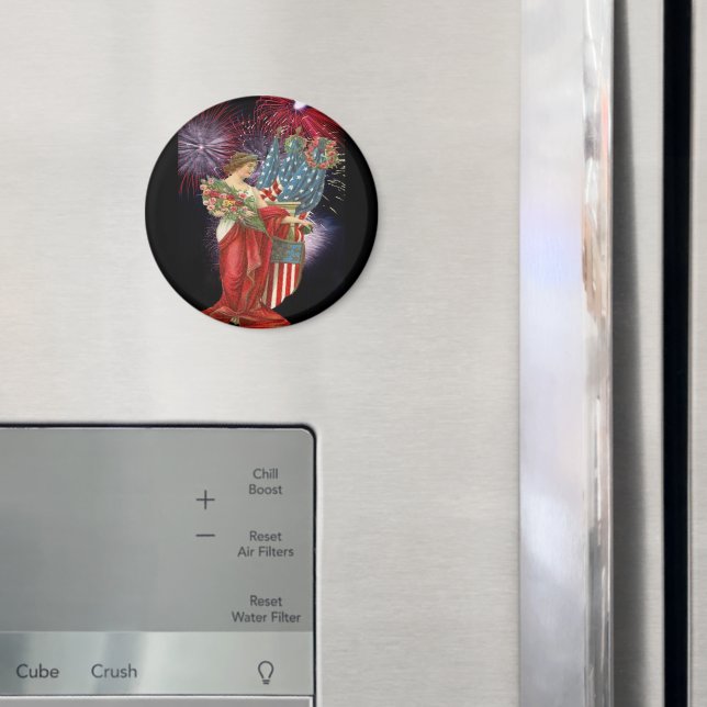 Íman Vintage Lady e Fireworks (In Situ (Fridge))