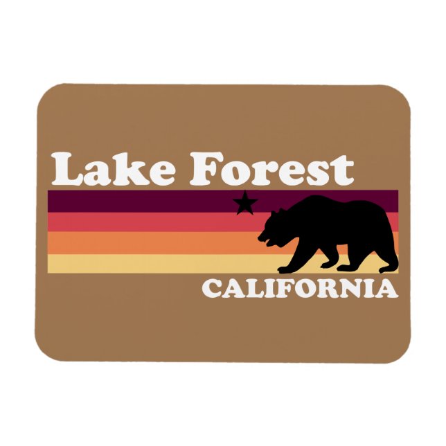 Íman Vintage Lake Forest California (Horizontal)