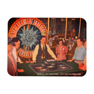 Íman Vintage Las Vegas, Nevada Casino Scene Magnet