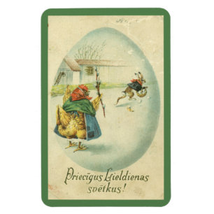 Íman Vintage Latvian Easter