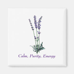 Íman Vintage Lavanda Flor