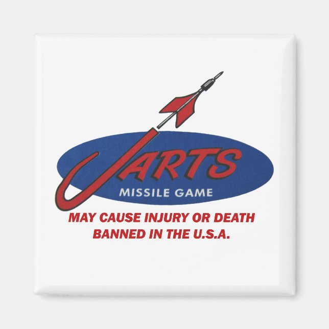 Íman Vintage Lawn Jarts Magnet (Frente)