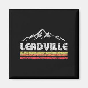 Íman Vintage Leadville Colorado Retro Mountain Bike Ski