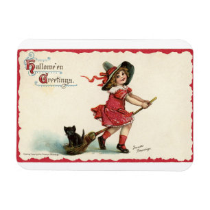 Íman Vintage Little Girl Witness