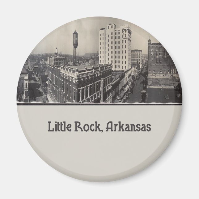 Íman Vintage Little Rock Arkansas (Frente)
