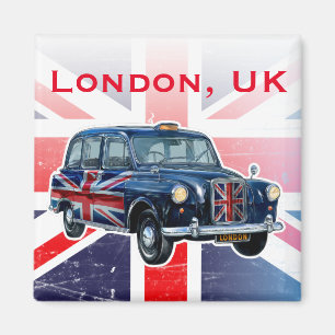 Íman Vintage London Black Taxicab