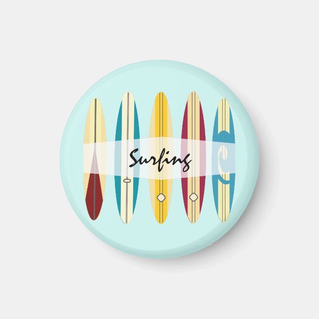 Íman Vintage Longboards (Frente)