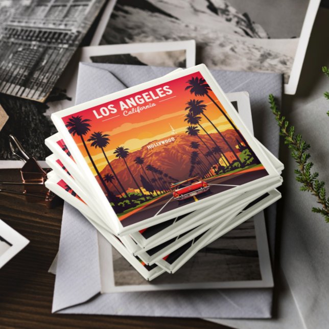 Íman Vintage Los Angeles California (Criador carregado)