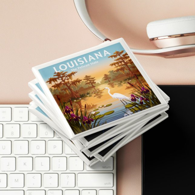 Íman Vintage Louisiana (Criador carregado)