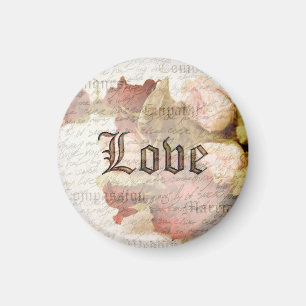 Íman Vintage Love Roses Fine Art