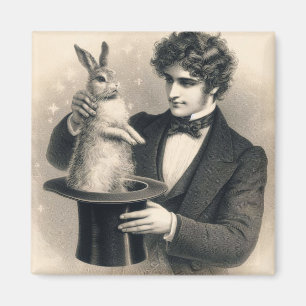 Íman Vintage Maggie e Rabbit Magic Trick