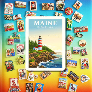 Íman Vintage Maine