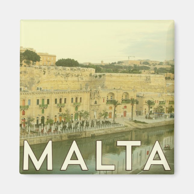 Íman Vintage Malta Magnet (Frente)