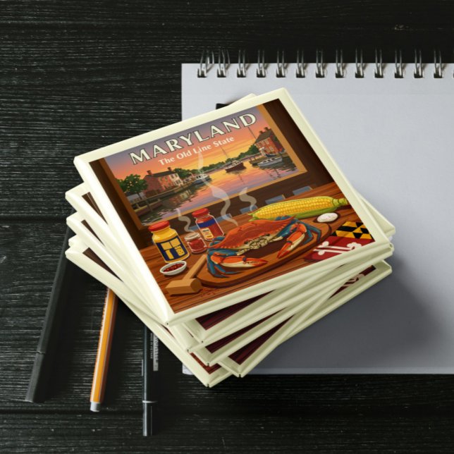 Íman Vintage Maryland (Criador carregado)