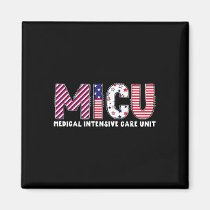 Íman Vintage Micu Enfermeira Nos Bandeira Patriótica 4