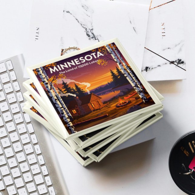 Íman Vintage Minnesota (Criador carregado)
