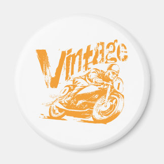 Íman Vintage Motorcycle Racer