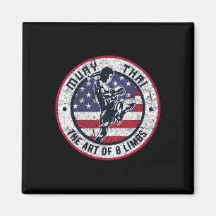 Íman Vintage Muay Thai Karate Boxing Martial Arts