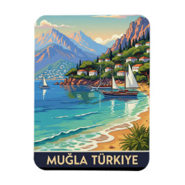 Íman Vintage Mugla Turkey Viagem