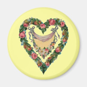 Íman Vintage Namorados Heart