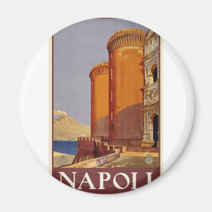 Íman Vintage Napoli Viagem