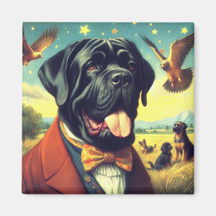 Íman Vintage Neapolitan Mastiff Pintura