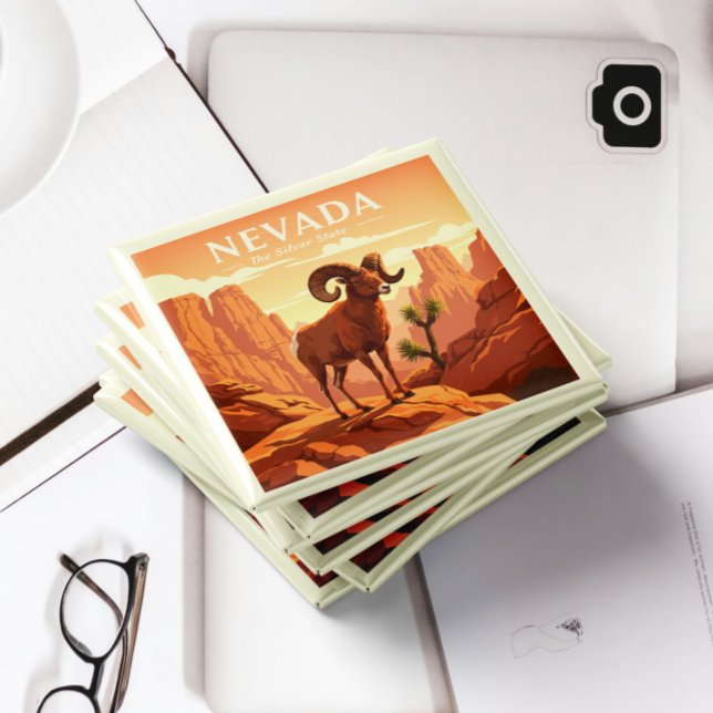 Íman Vintage Nevada (Criador carregado)