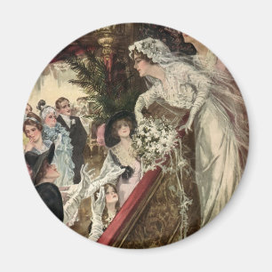 Íman Vintage Newlyweds, Buquê Vitoriano de Discussão