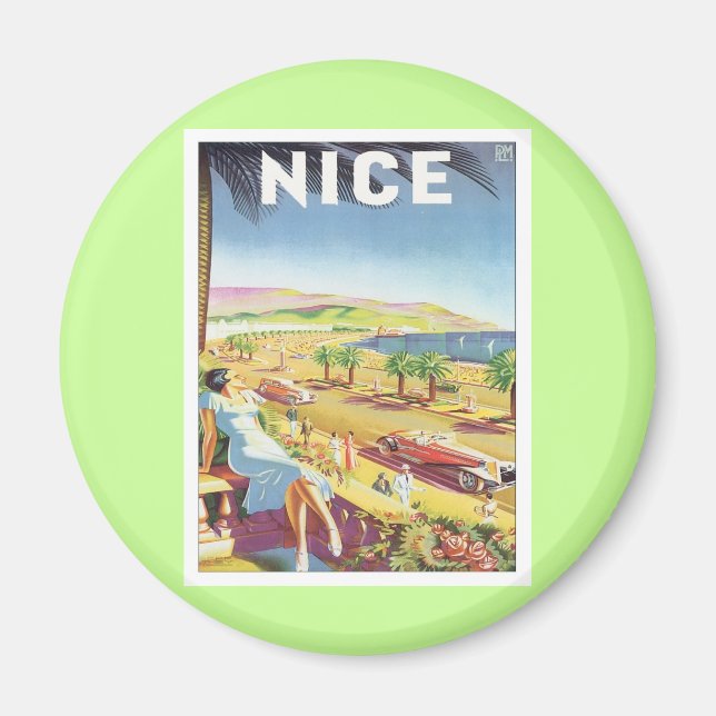 Íman Vintage Nice France (Frente)