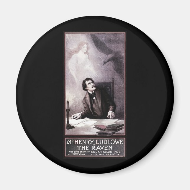 Íman Vintage O Teatral Raven (Frente)