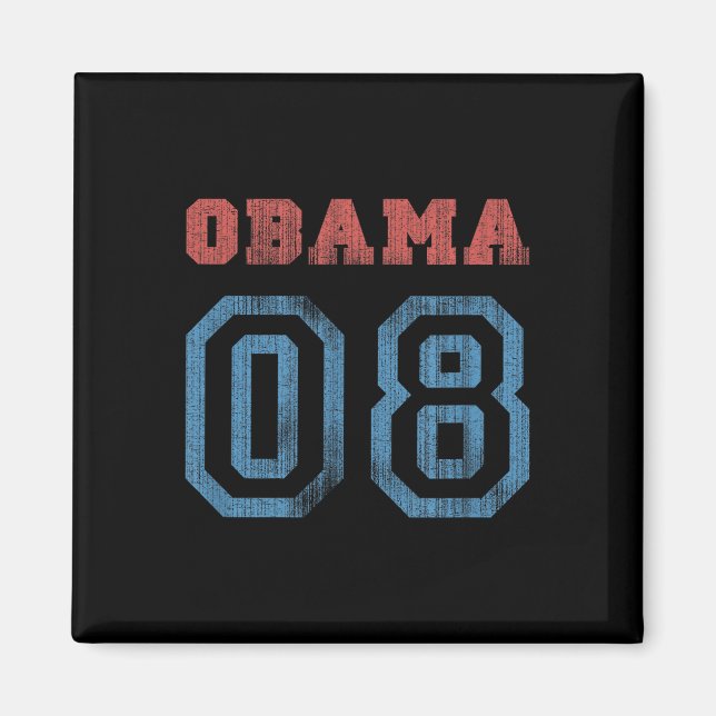 Íman Vintage Obama 08 (Frente)