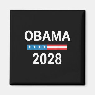 Íman Vintage Obama 2028 Engraçado Eleição Política Patr
