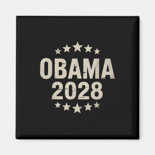 Íman Vintage Obama 2028 Engraçado Eleição Política Patr