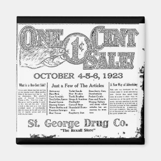 Íman Vintage One Cent Sale Dixie Utah
