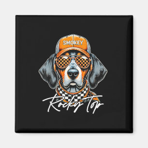 Íman Vintage Orange Blooded Tennessee Dog Lover Rocky T
