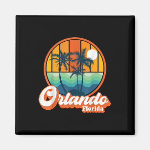 Íman Vintage Orlando Florida Summer Vacsing Beach Souv