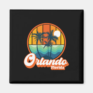Íman Vintage Orlando Florida Summer Vacsing Beach Souv