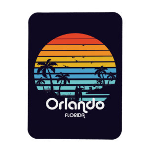 Íman Vintage Orlando Florida Sunset